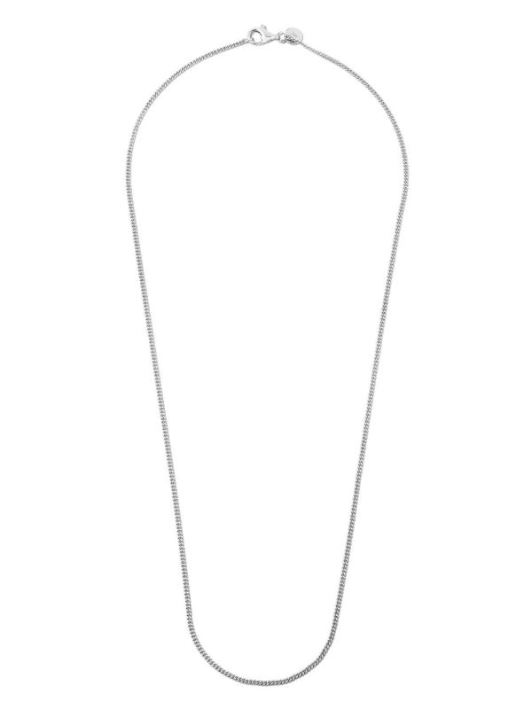 Tom Wood Sterling Silver Curb Chain Slim Necklace | Browns Necklaces