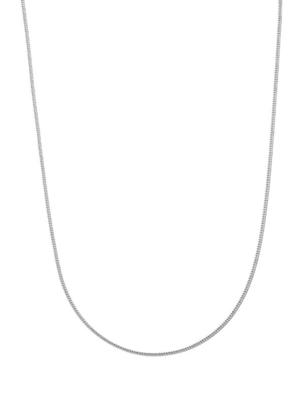 Tom Wood Sterling Silver Curb Chain Slim Necklace | Browns Necklaces
