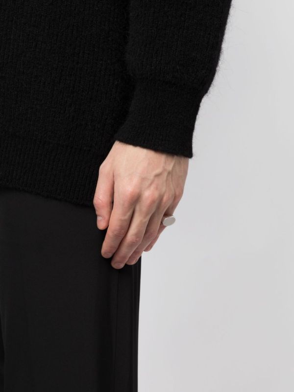 Tom Wood Sterling Silver Ivy Satin Ring | Browns Rings