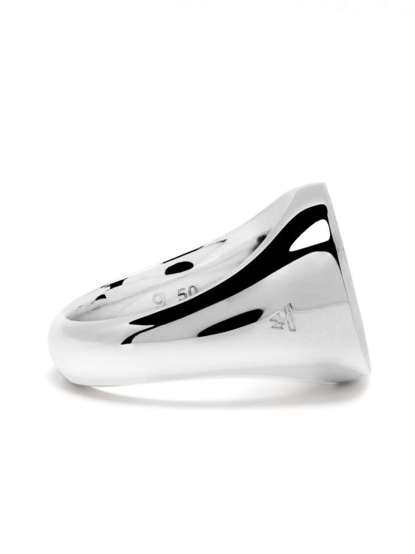 Tom Wood Sterling Silver Ivy Satin Ring | Browns Rings