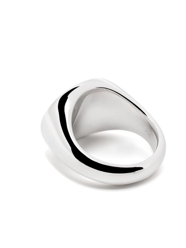 Tom Wood Sterling Silver Ivy Satin Ring | Browns Rings