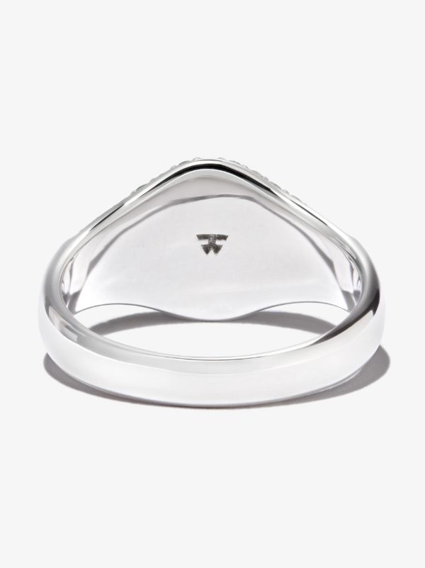 Tom Wood Sterling Silver Mini Crystal Cocktail Ring | Browns Rings