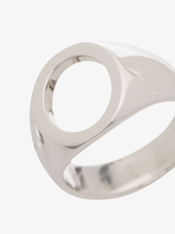 Tom Wood Sterling Silver Oval Open Ring | Browns Rings