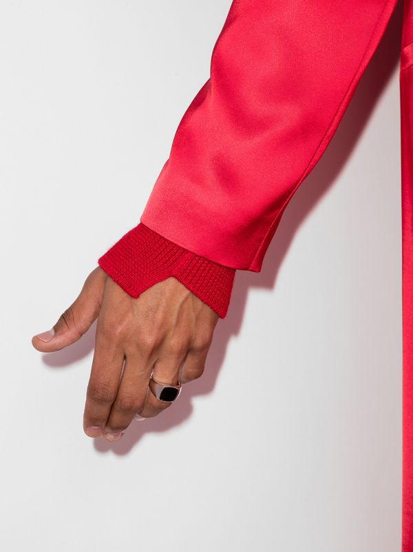 Tom Wood Sterling Silver Shelby Onyx Ring | Browns Rings