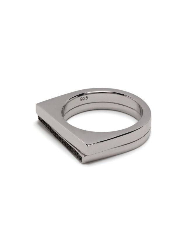 Tom Wood Sterling Silver Step Spinel Ring | Browns Rings