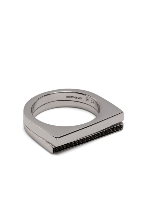 Tom Wood sterling silver Step spinel ring | Browns Rings