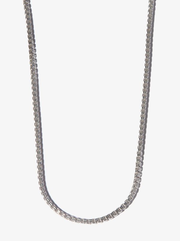 Tom Wood Sterling Silver Venetian Double M Chain Necklace | Browns Necklaces