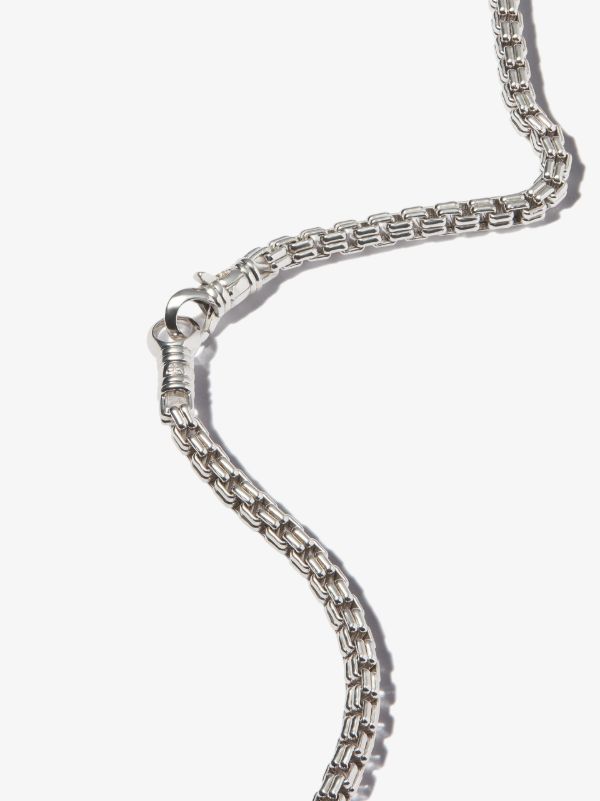 Tom Wood Sterling Silver Venetian Double M Chain Necklace | Browns Necklaces