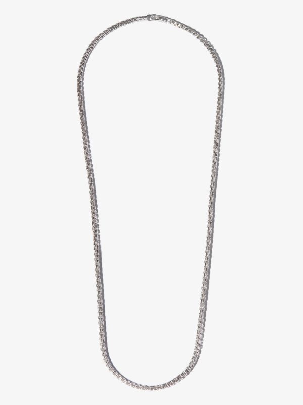 Tom Wood sterling silver Venetian Double M chain necklace | Browns Necklaces