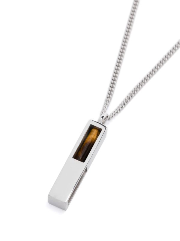 Tom Wood Tiger Eye-Pendant Necklace | Browns Necklaces