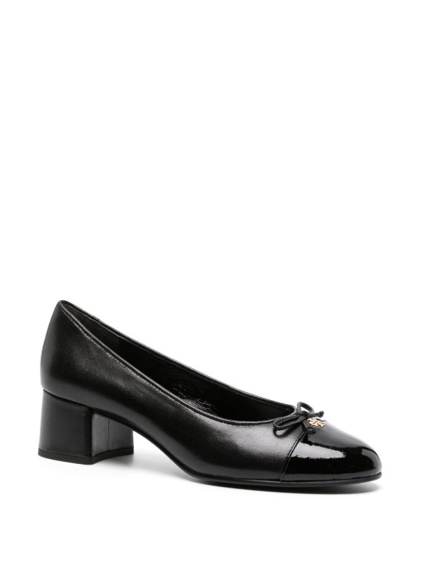 Tory Burch Black 45 Leather Pumps | Browns Pumps