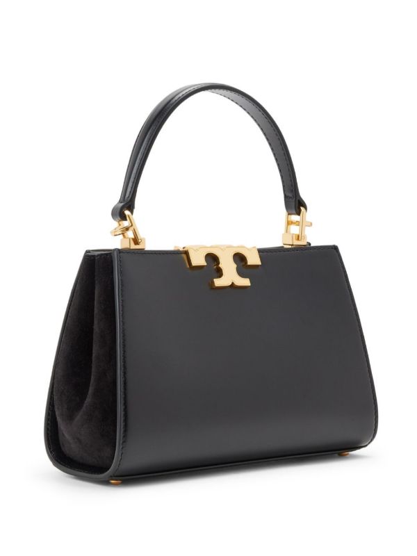 Tory Burch Black Eleanor Mini Satchel Bag | Browns Messenger & Crossbody Bags