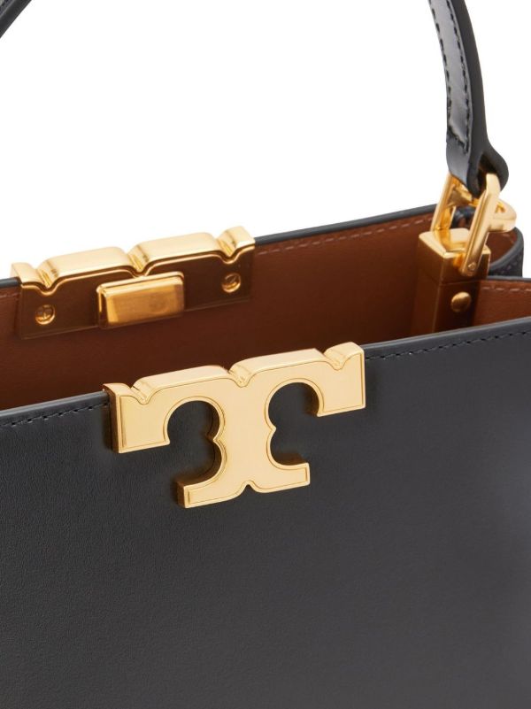 Tory Burch Black Eleanor Mini Satchel Bag | Browns Messenger & Crossbody Bags
