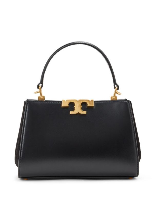 Tory Burch Black Eleanor Mini Satchel Bag | Browns Messenger & Crossbody Bags