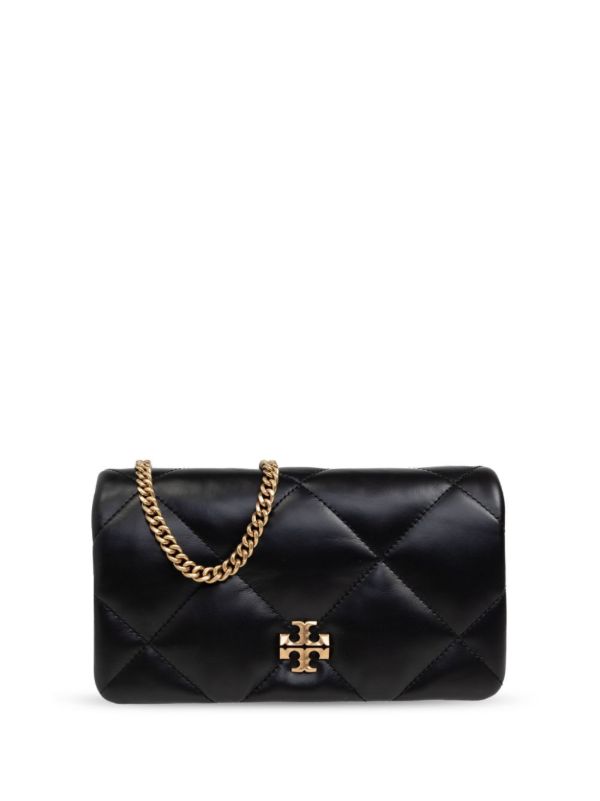 Tory Burch Black Kira Clutch Bag | Browns Clutch Bags