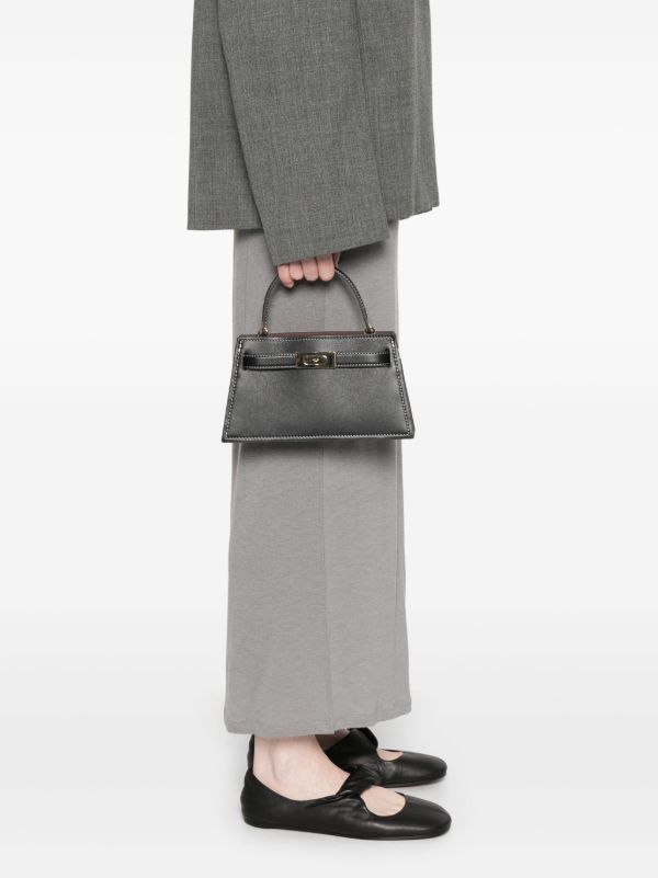 Tory Burch Black Lee Radziwill Handbag | Browns Tote Bags