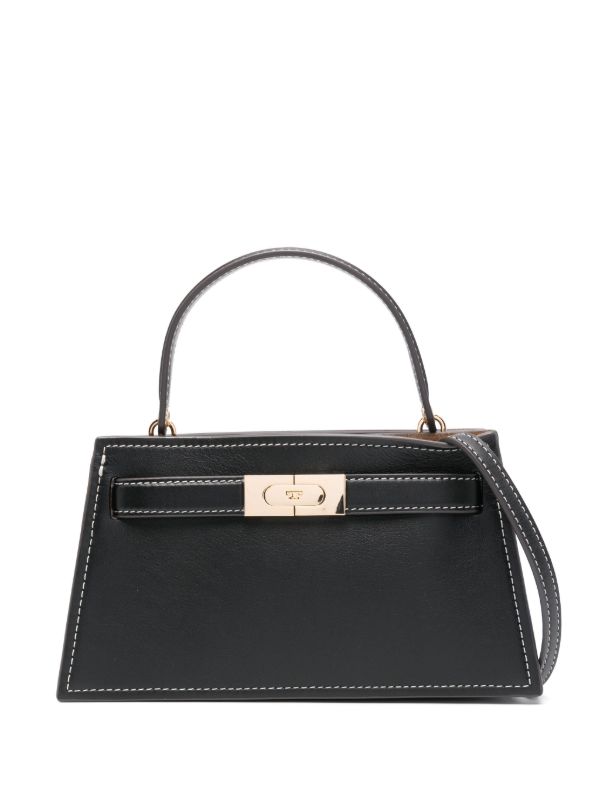 Tory Burch Black Lee Radziwill Handbag | Browns Tote Bags
