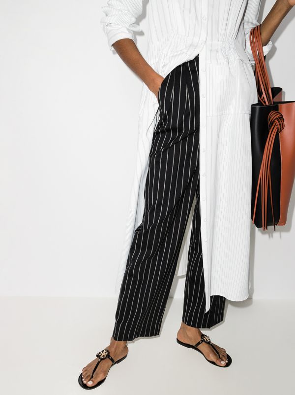 Tory Burch Black Mini Miller Sandals | Browns Sandals