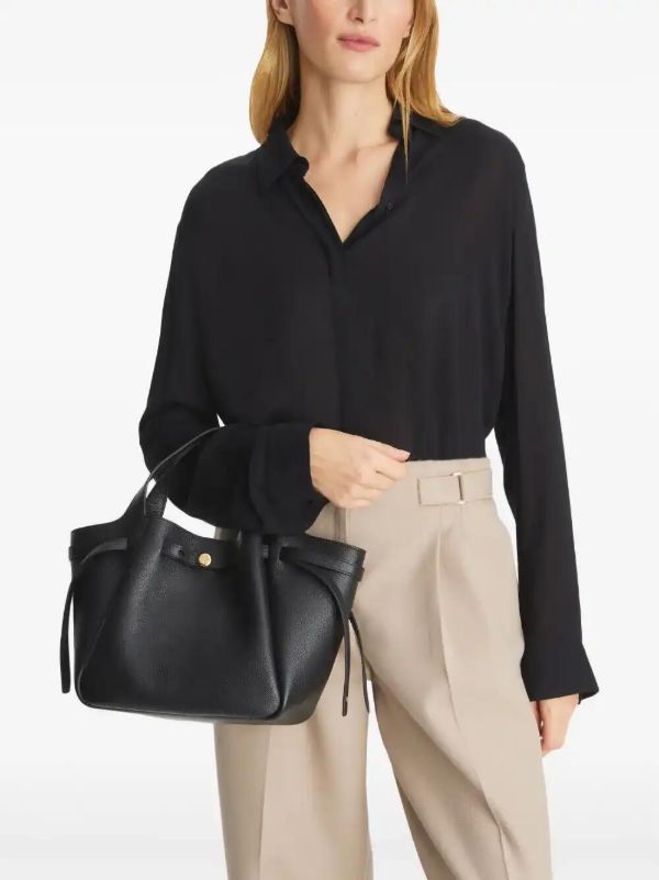 Tory Burch Black Romy Bucket Bag | Browns Bucket Bags