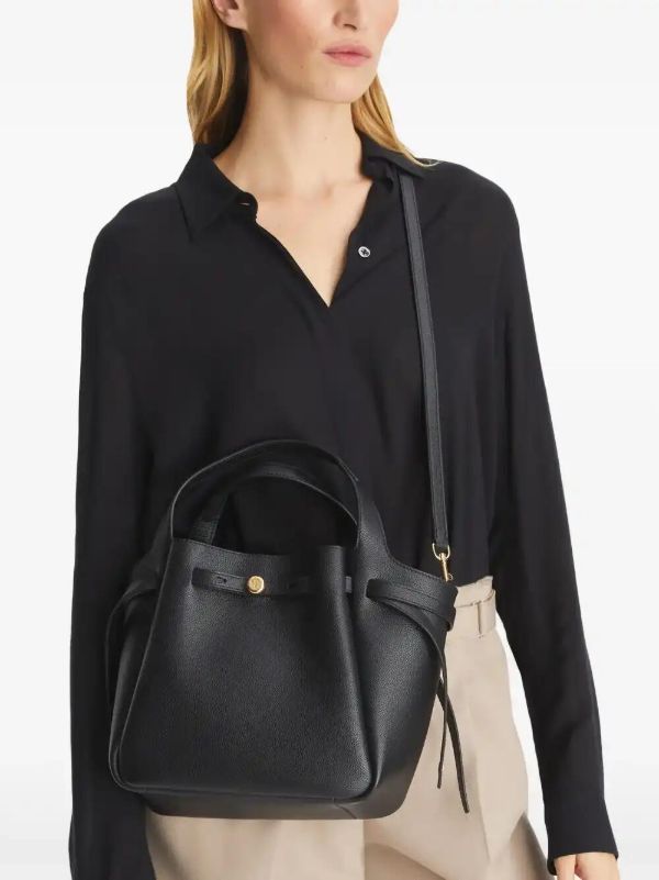 Tory Burch Black Romy Bucket Bag | Browns Bucket Bags