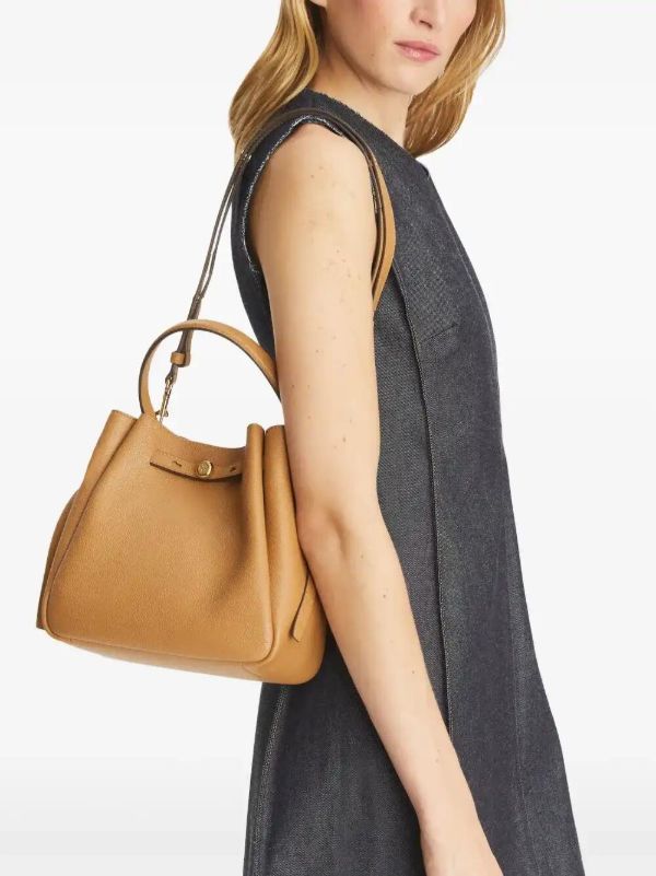 Tory Burch Brown Romy Bucket Bag | Browns Bucket Bags