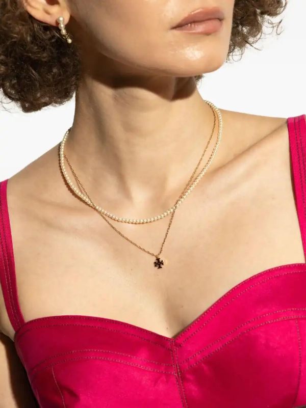 Tory Burch Kira Layered Necklace | Browns Necklaces