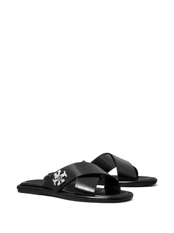 Tory Burch Leather Slides | Browns Flip Flops & Slides