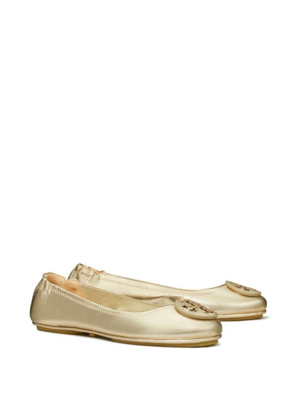 Tory Burch Minnie Travel Ballet Flats | Browns Ballerina Shoes
