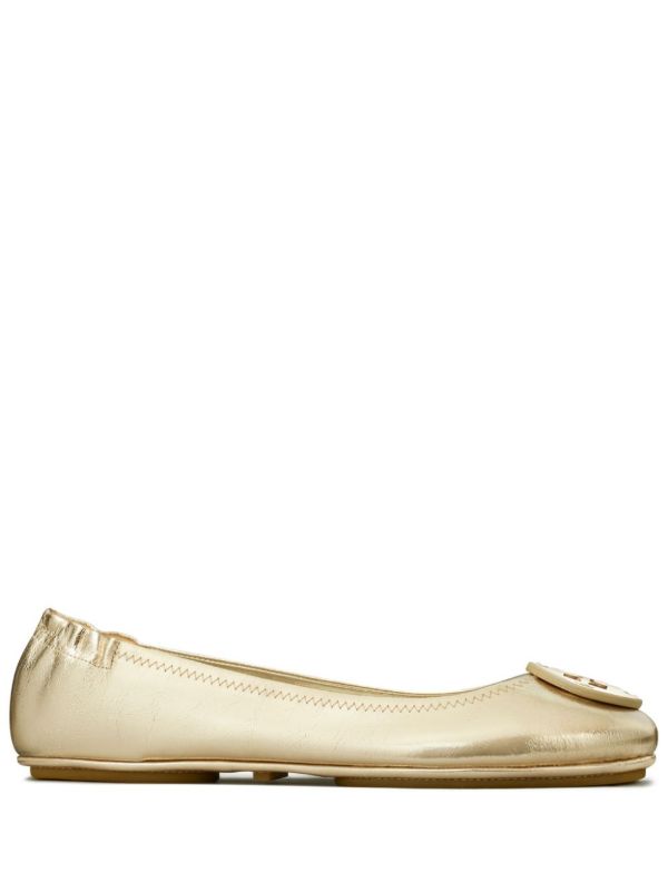 Tory Burch Minnie Travel Ballet Flats | Browns Ballerina Shoes