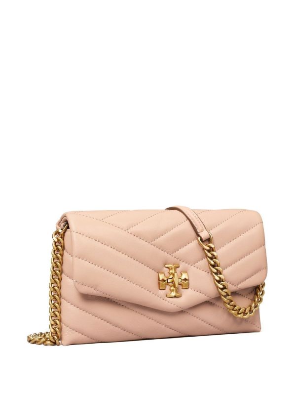 Tory Burch Neutral Kira Chevron Leather Cross Body Bag | Browns Messenger & Crossbody Bags