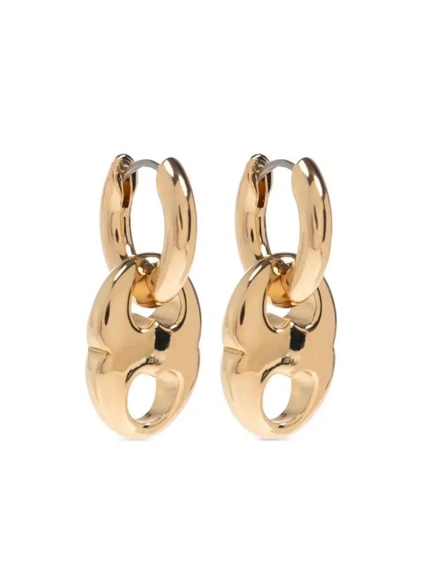 Tory Burch small Gemini hoop earrings | Browns Earrings