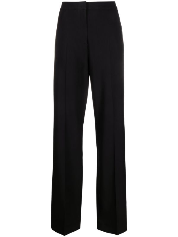 TOVE Black Amie Straight Tailored Trousers | Browns Slacks