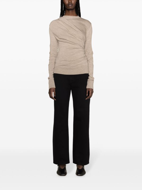 TOVE Black Sade High-rise Straight-leg Jeans | Browns Straight-Leg Jeans