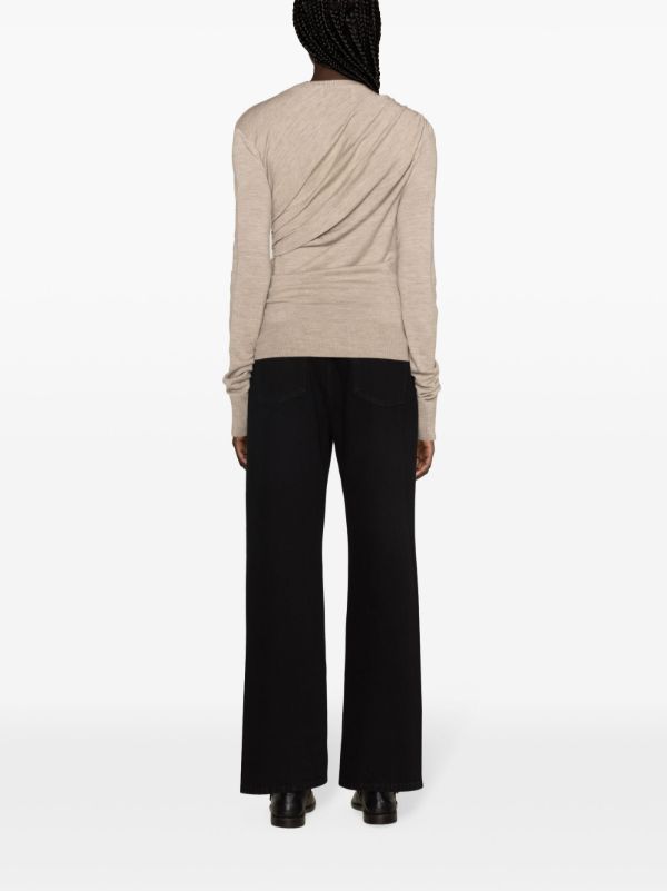 TOVE Black Sade High-rise Straight-leg Jeans | Browns Straight-Leg Jeans