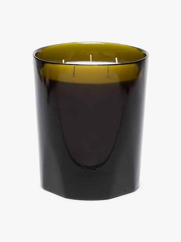 TRUDON Green And White Ernesto Great Candle | Browns Candles