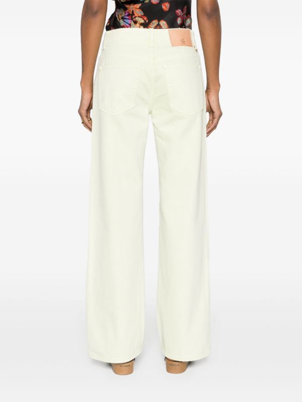 Ulla Johnson Green Elodie High-Rise Straight Jeans | Browns Straight-Leg Jeans