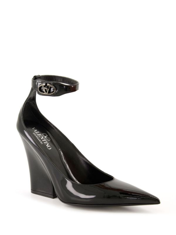 Valentino Garavani 105mm VLogo Lockette Pumps | Browns Pumps