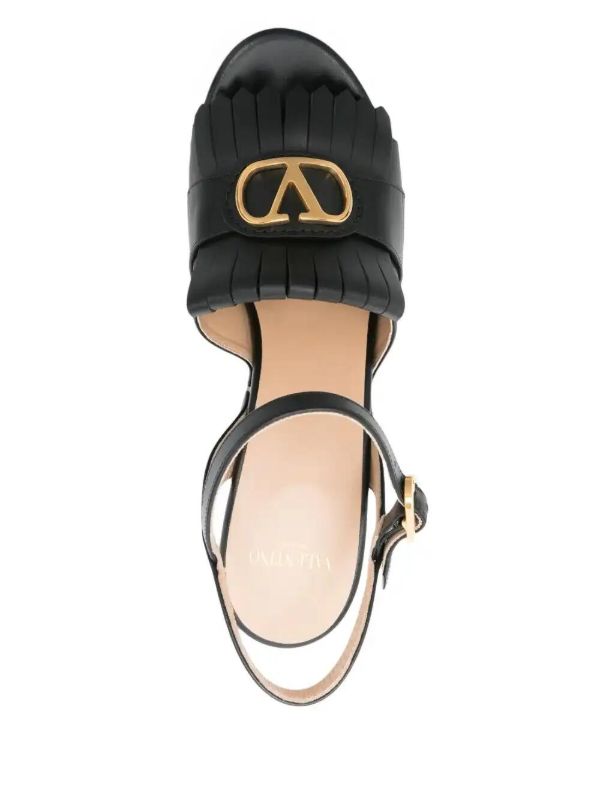 Valentino Garavani 115mm VLogo Sandals | Browns Sandals