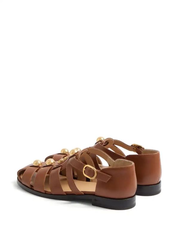 Valentino Garavani 20mm VLogo Signature Fisherman Sandals | Browns Sandals