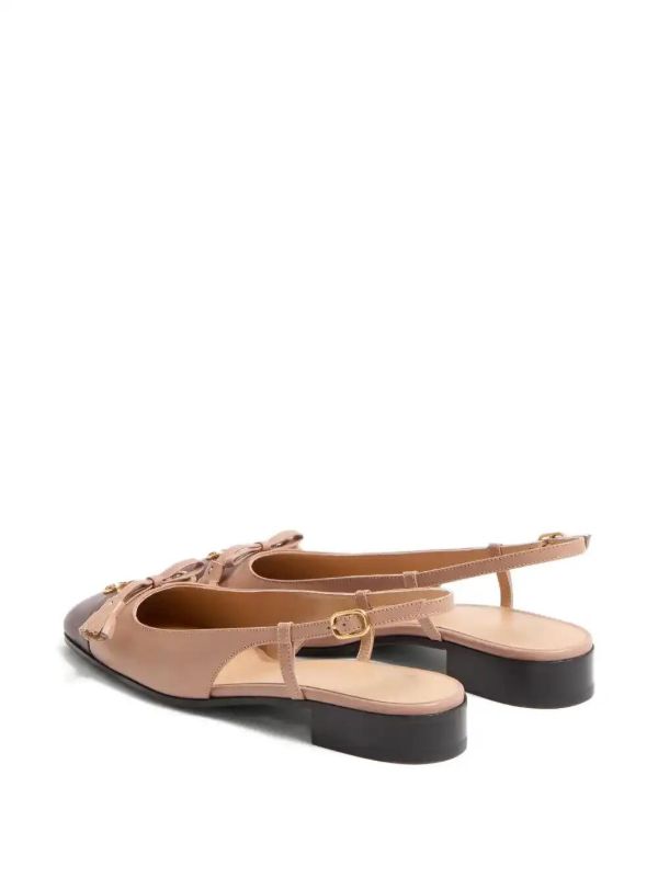 Valentino Garavani 25mm Valet Du Roi Slingback Ballet Flats | Browns Ballerina Shoes