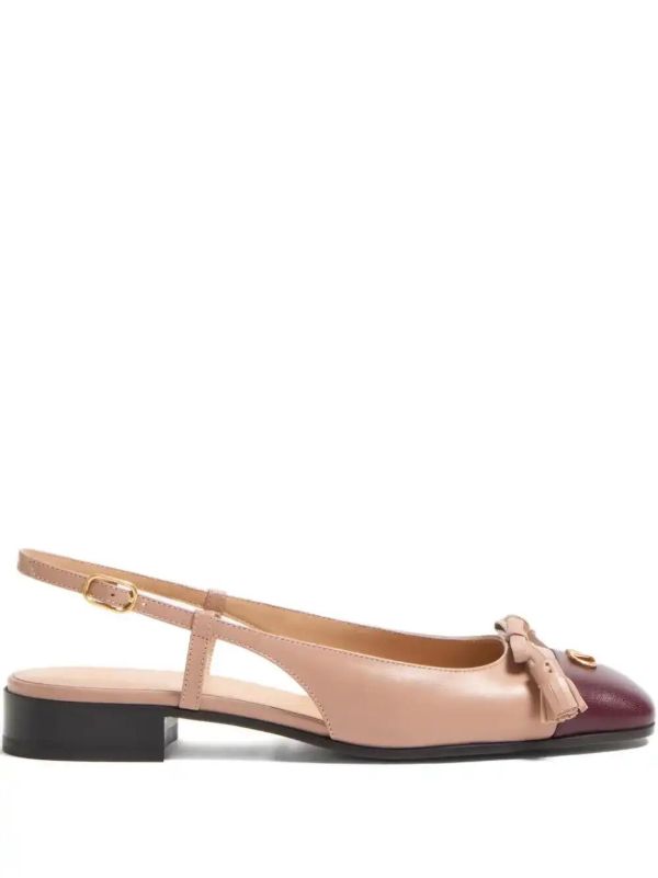 Valentino Garavani 25mm Valet du Roi slingback ballet flats | Browns Ballerina Shoes