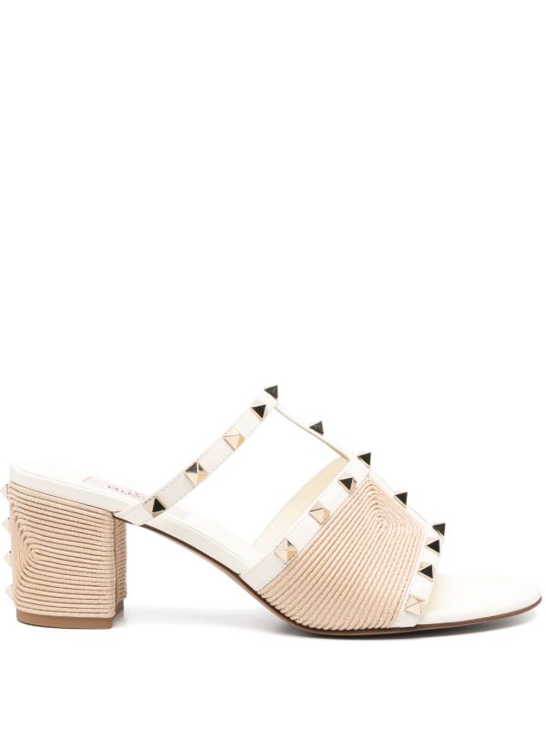 Valentino Garavani 70mm Rockstud mules | Browns Mules