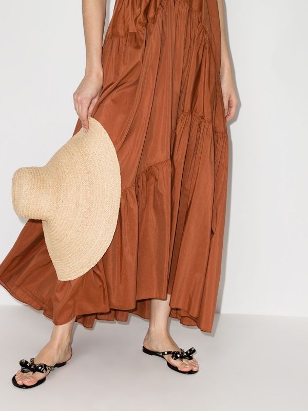 Valentino Garavani Black Rockstud Rubber Sandals | Browns Sandals