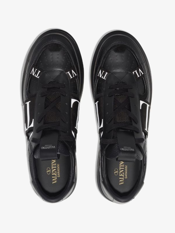 Valentino Garavani Black VL7N Low Top Leather Sneakers | Browns Low-Tops