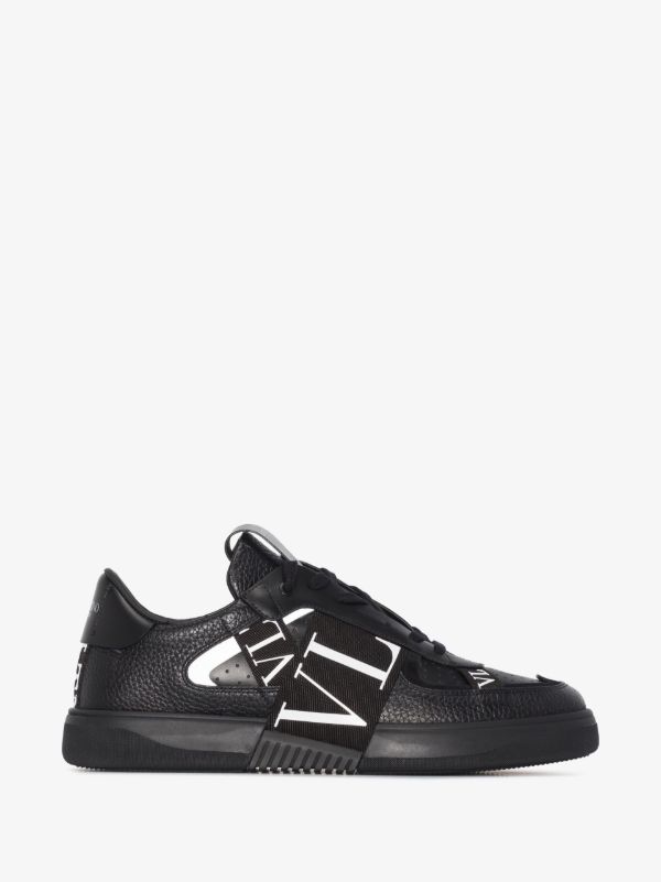 Valentino Garavani Black VL7N Low Top Leather Sneakers | Browns Low-Tops