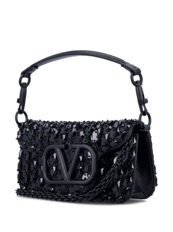 Valentino Garavani Black VLogo Mini Bag | Browns Mini Bags