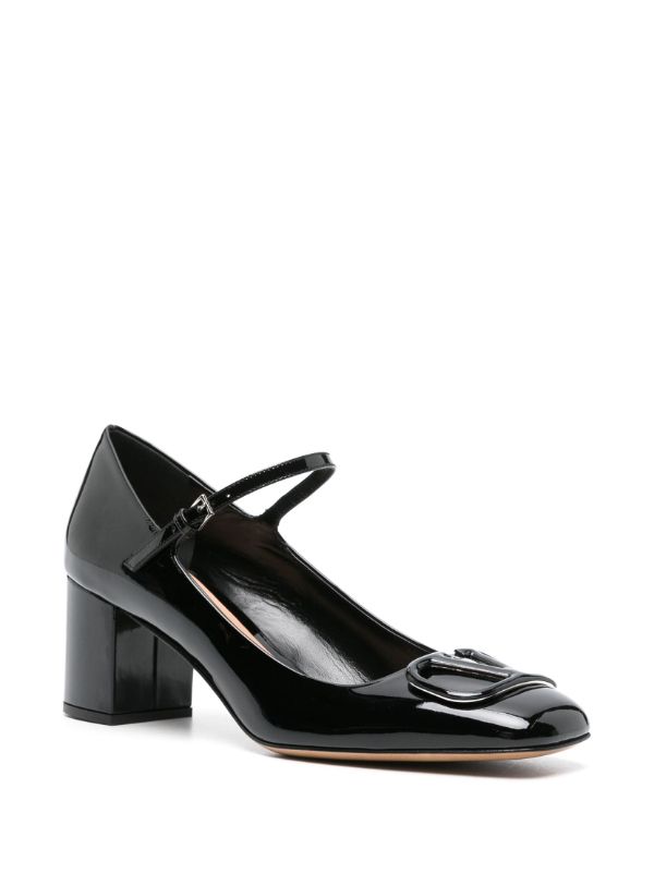 Valentino Garavani Black VLogo Signature 60 Leather Pumps | Browns Pumps