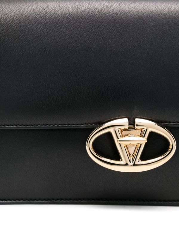 Valentino Garavani Black VLogo Signature Shoulder Bag | Browns Shoulder Bags