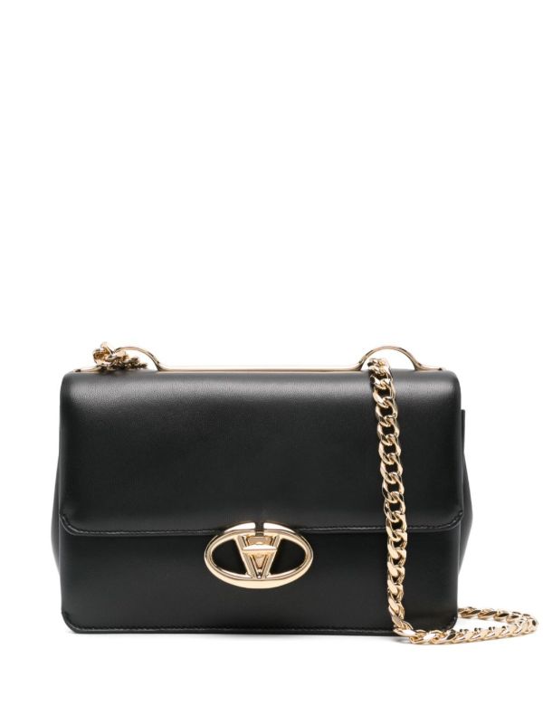 Valentino Garavani Black VLogo Signature Shoulder Bag | Browns Shoulder Bags