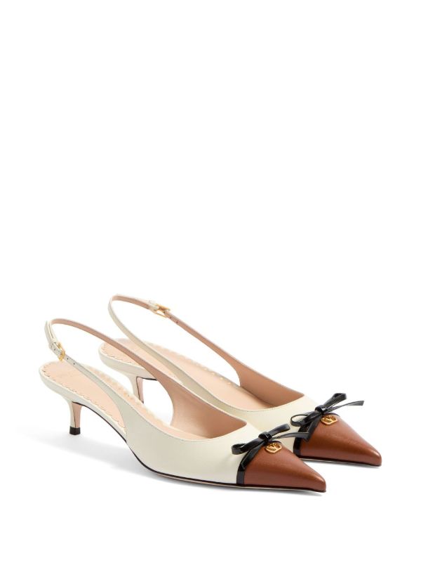 Valentino Garavani Bow Slingback Pumps | Browns Pumps